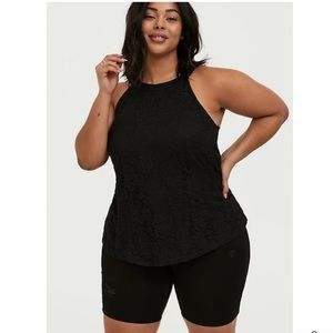 Torrid BLACK LACE GODDESS TANK